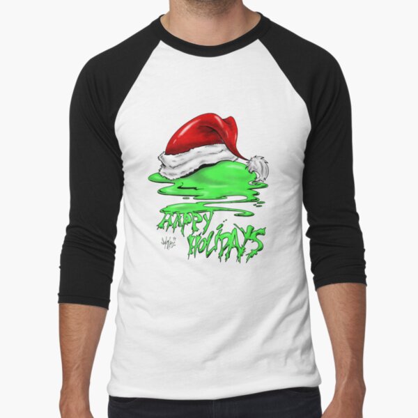 Snot That Ate Port Harry Christmas - 2014 Baseball ¾ Sleeve T-Shirt