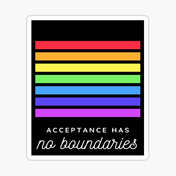 Love Has No Boundaries Sticker