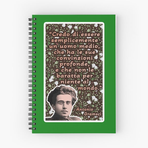 Item preview, Antonio Gramsci quote designed and sold by BenjaminAshton.