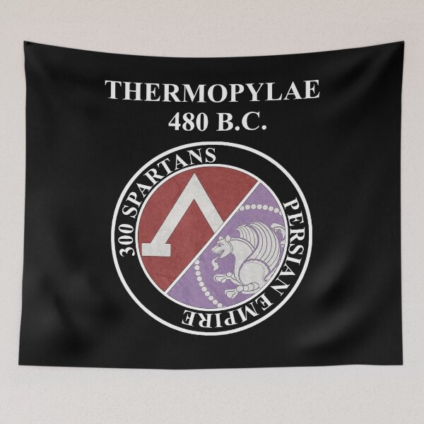 Item preview, Thermopylae Sparta vs Persia Famous Battle designed and sold by Agema Apparel.