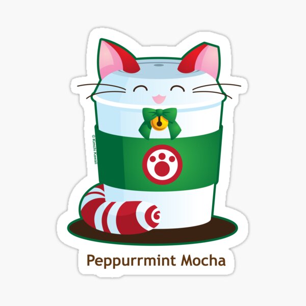 Peppermint Mocha Stickers Redbubble
