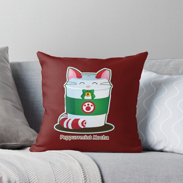 Item preview, Purrista Pawfee: Peppermint Mocha Coffee Cat designed and sold by kimchikawaii.