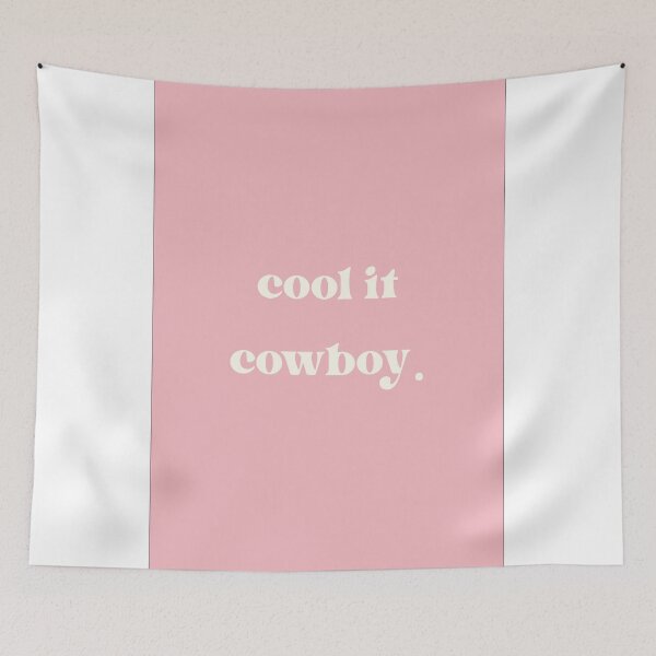 Item preview, Cool It Cowboy Pink + White designed and sold by julesanderson.