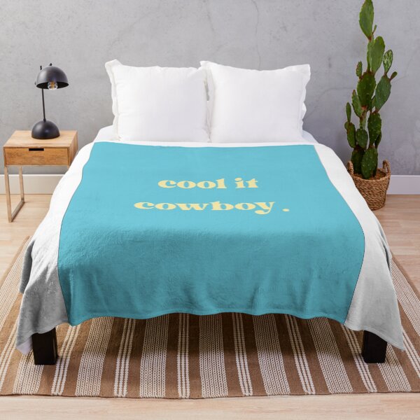 Item preview, Cool It Cowboy Teal + Yellow designed and sold by julesanderson.