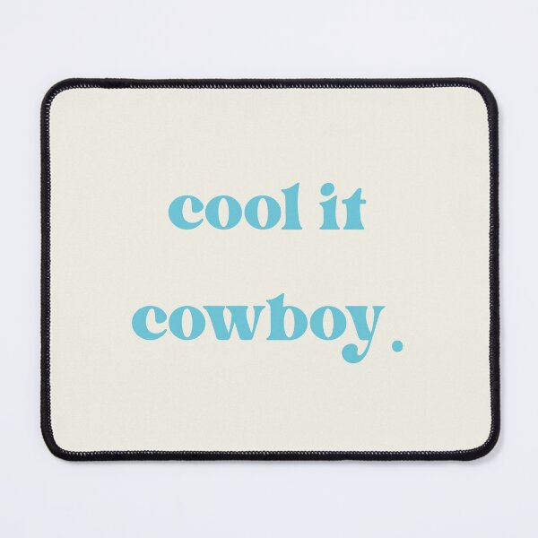 Item preview, Cool It Cowboy White + Teal designed and sold by julesanderson.