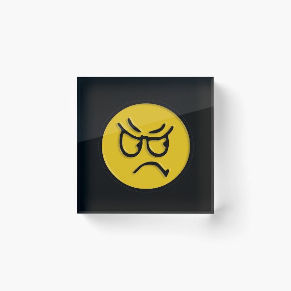 Item preview, Angry Face Emoticon designed and sold by LADYGOODMOOD.