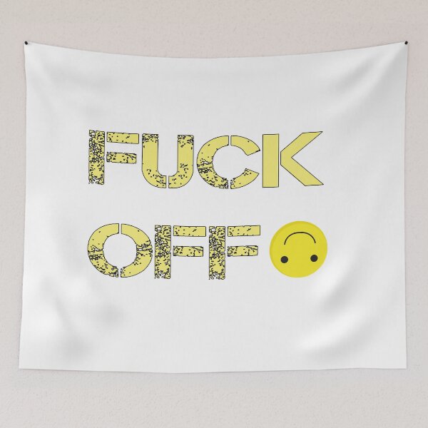 Item preview, FUCK OFF emoji designed and sold by misskholeta.