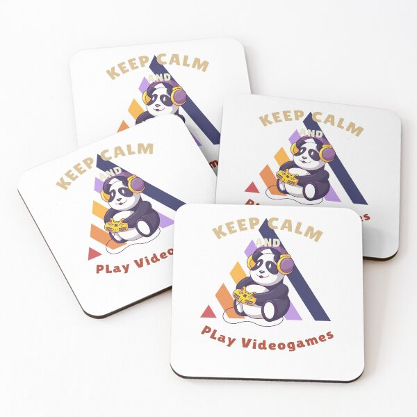 Artikelvorschau, Keep calm and Play Videogames Zocker Spruch entworfen und verkauft von Merchandiser099.