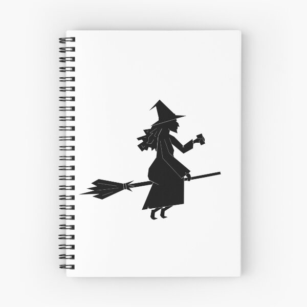 Item preview, Witch on broomstick designed and sold by ArtSCPdesign.