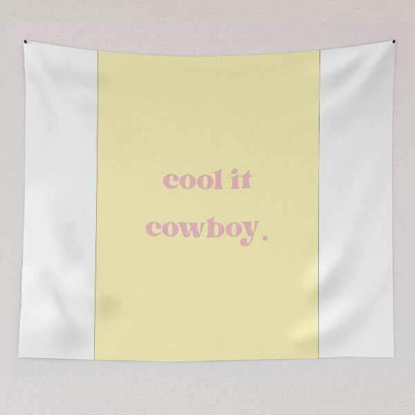 Item preview, Cool It Cowboy Yellow + Pink designed and sold by julesanderson.