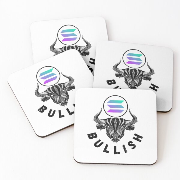 Item preview, Bullish Solana (SOL) Crypto Design designed and sold by Funny-Tees4U.
