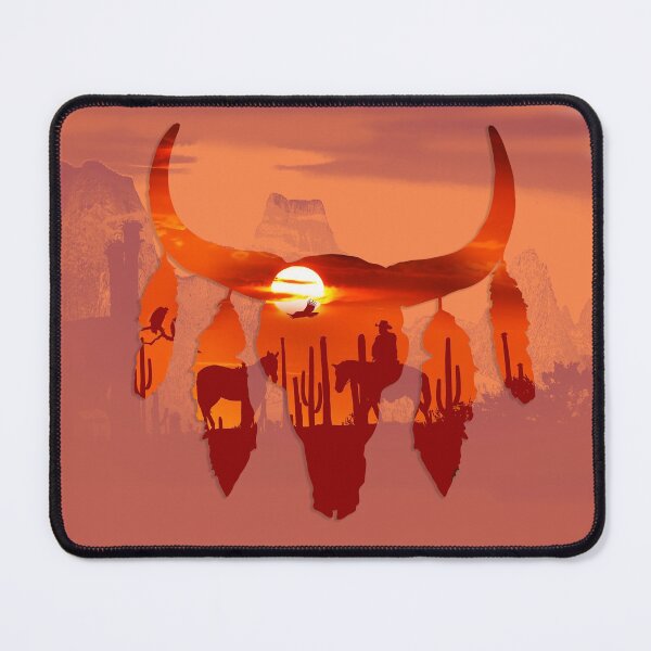 Item preview, Cow Skull, buffalo skull, desert and cowboys, boho, bull skull designed and sold by Collagedream.