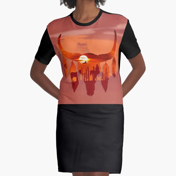 Cow skull outlet skirt