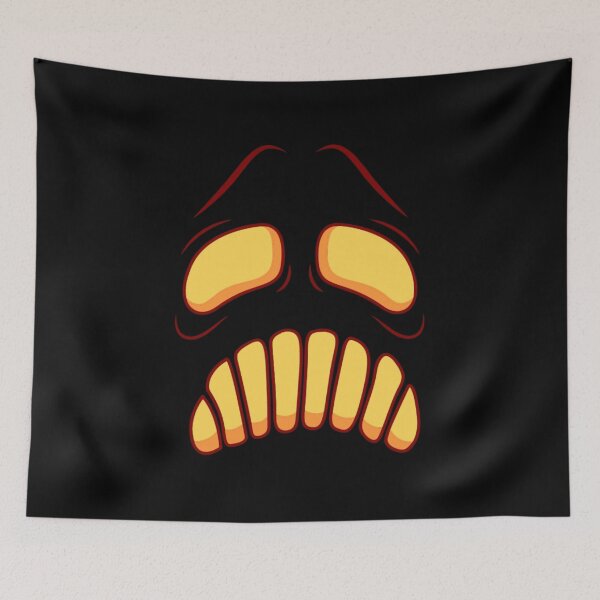 Item preview, Halloween Scary Face Illustration Fearful designed and sold by ShowMePride.