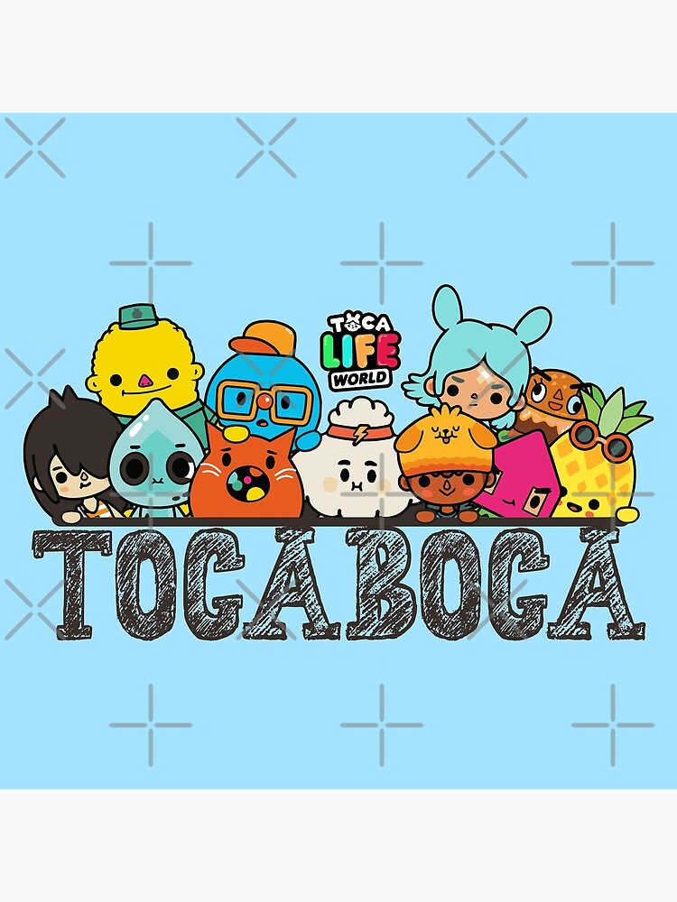 Póster for Sale con la obra «Pack de personajes de Toca Boca» de nokenoma