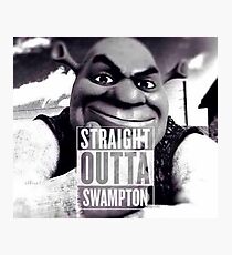 Shrek - Straight outta Swapton Photographic Print