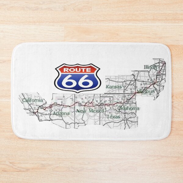 Item preview, route 66 map designed and sold by nigejohn.