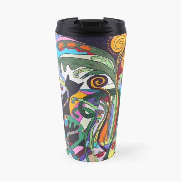 Flower Kitten II Travel Mug