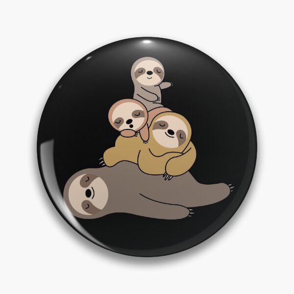 Item preview, Kawaii Sloth Stack-Sloth designed and sold by YueHeng Creates ⭐⭐⭐⭐⭐.
