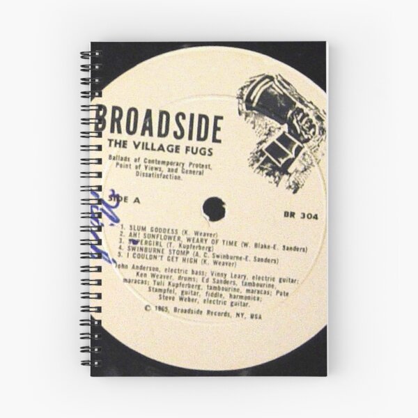 Item preview, The Village Fugs Broadside Label 1965 designed and sold by Vintaged.