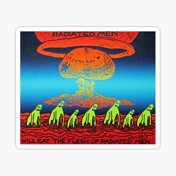 Radiated Men Sticker