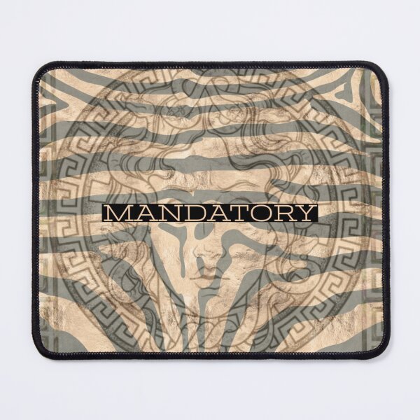 Item preview, Mandatory question light gold zebra designed and sold by Mandatory.