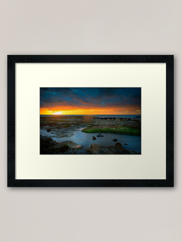 Alternate view of Ricketts Point Sunset Framed Art Print