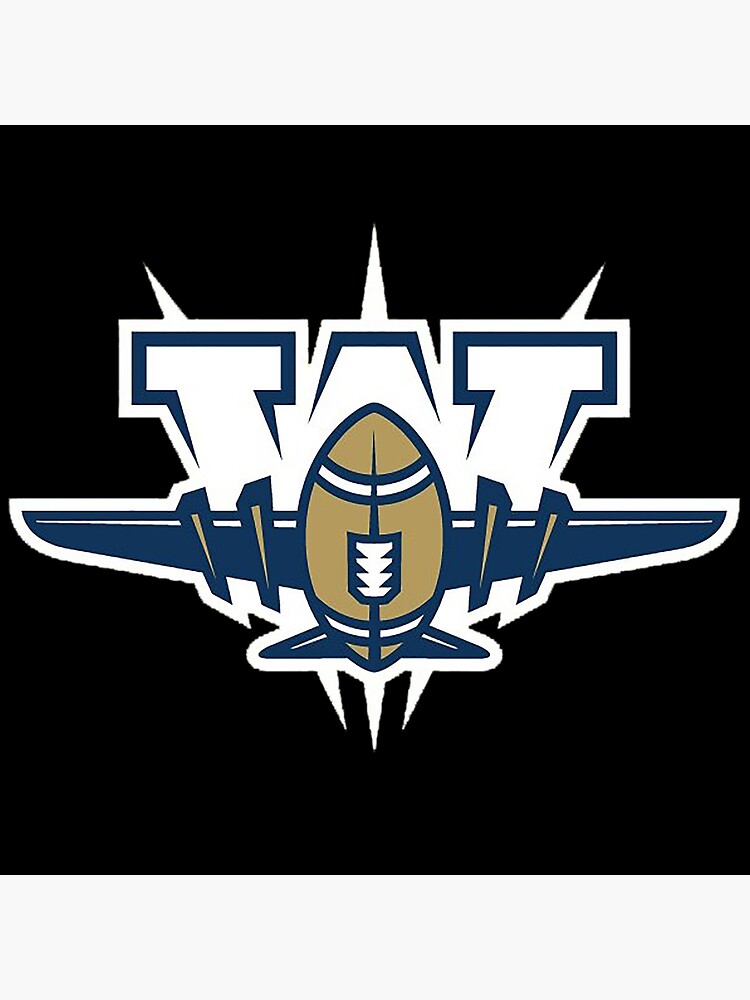 "Winnipeg Blue Bombers Logo with Bombing Planes" Art Print for Sale by