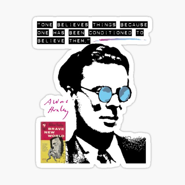 Item preview, Huxley quote designed and sold by Claudio Dias Design.