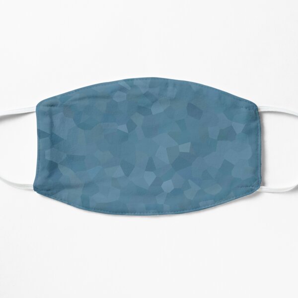 Blue Crystallize Acid Merchandise Flat Mask