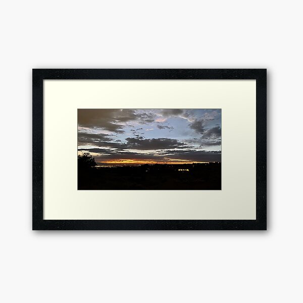 New Mexico Sunset Framed Art Print