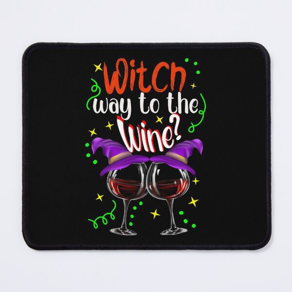 Item preview, Witch Way to the Wine? Funny Halloween Drinking designed and sold by orangeblue21.