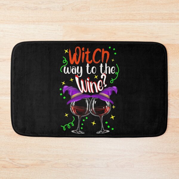 Item preview, Witch Way to the Wine? Funny Halloween Drinking designed and sold by orangeblue21.