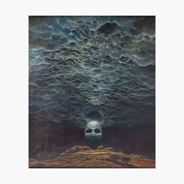 Item preview, Untitled, by Zdzisław Beksiński designed and sold by JustContemplate.