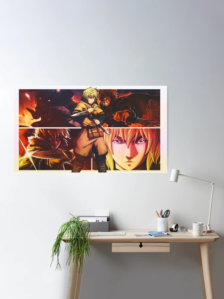  Vinland Saga Thorfinn Karlsefni Anime Poster 50 Artworks  Picture Print Poster Wall Art Painting Canvas Gift Decor Home Posters  Decorative 16x24inch(40x60cm) : לבית ולמטבח