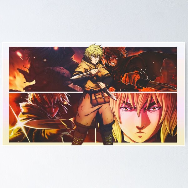 Vinland Saga II Anime Posters Cool Posters for Guys Bedroom Wall Decor (2)  Canvas Wall Art Prints for Wall Decor Room Decor Bedroom Decor Gifts