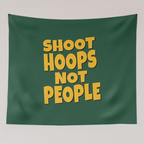 Item preview, Shoot Hoops Not People Basketball Lover Anti-Gun Premium designed and sold by zellndollyyv.