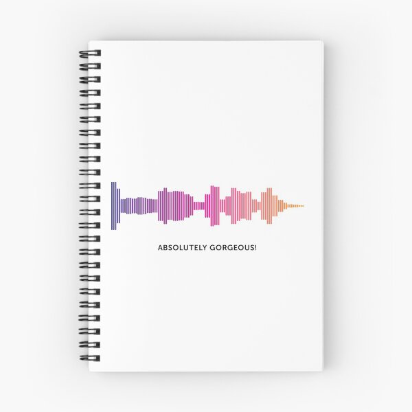 Item preview, Absolutely Gorgeous Sound Wave (Colour on White) designed and sold by STUDIO-72.