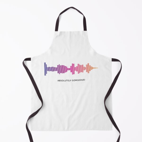 Item preview, Absolutely Gorgeous Sound Wave (Colour on White) designed and sold by STUDIO-72.