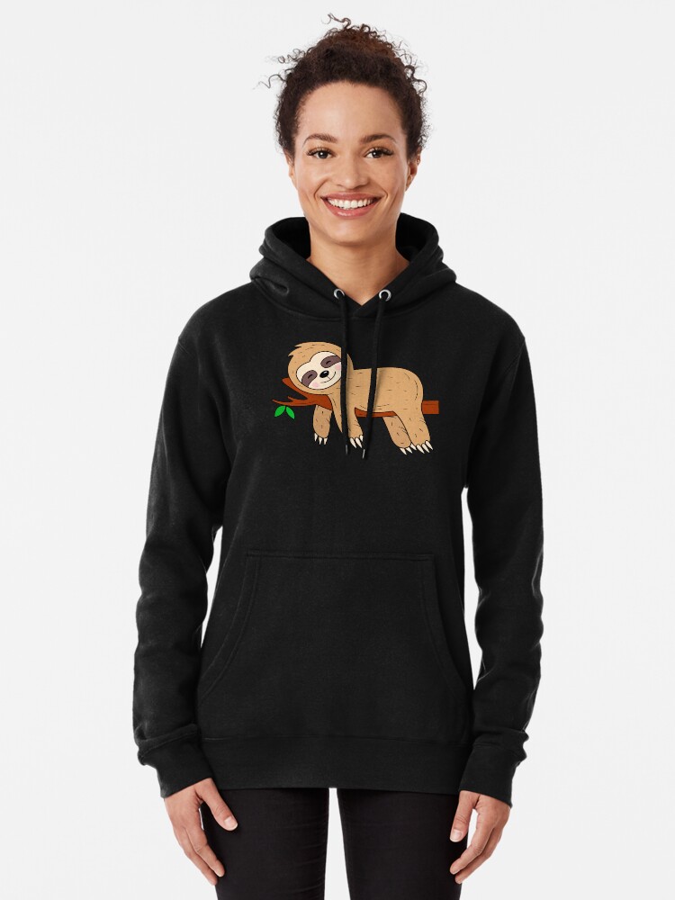 Sloth discount hoodie women's