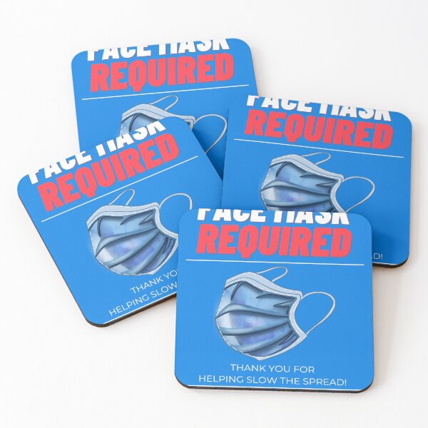 Item preview, FACE MASK Required designed and sold by wanasak.