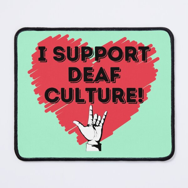 Item preview, I support Deaf Culture! designed and sold by Vatazumet.