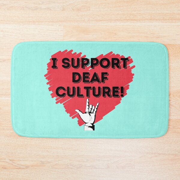 Item preview, I support Deaf Culture! designed and sold by Vatazumet.