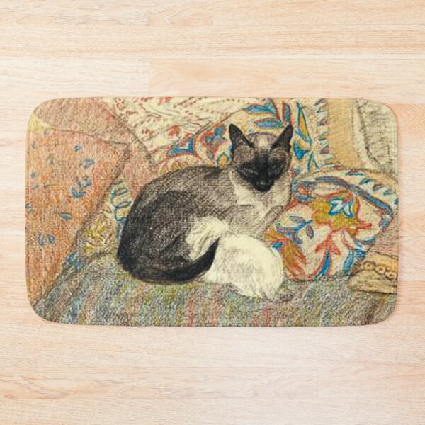 Item preview, Siamese Cat and her kitten_Théophile Alexandre Steinlen Painter (1859-1923) designed and sold by HomeGallery.