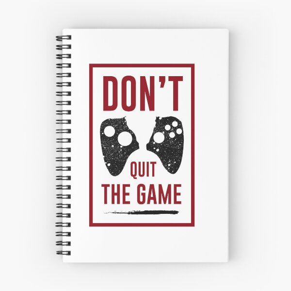 Item preview, Don't quit the game gamer designed and sold by PosterpartyCo.