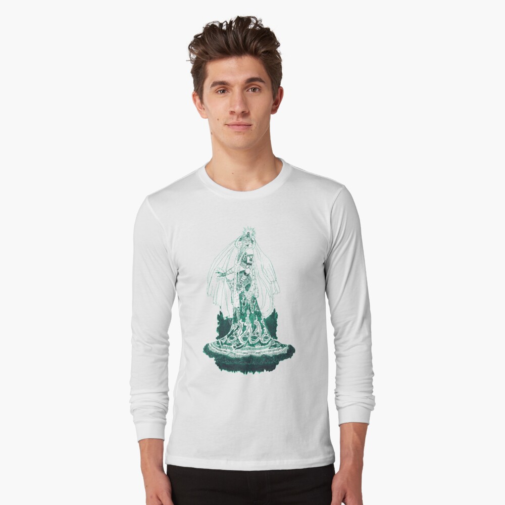Enchantress in Emerald Ink Long Sleeve T-Shirt