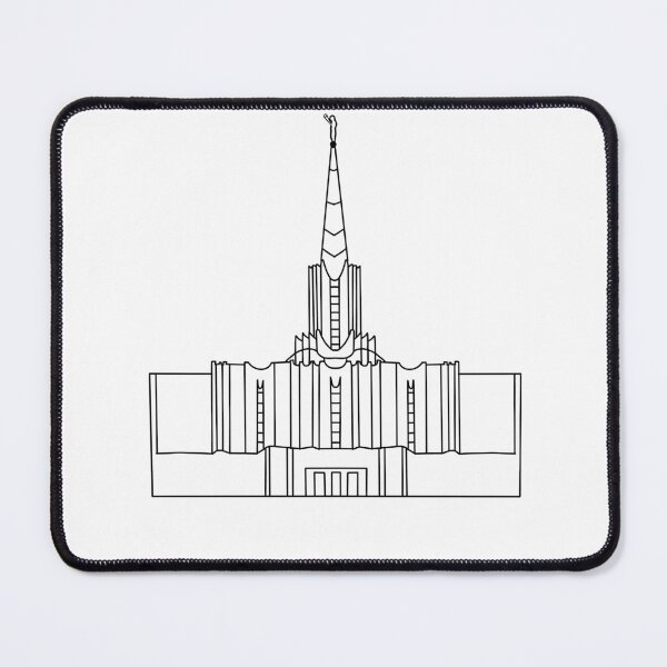 Item preview, Jordan River LDS Temple designed and sold by Handdrawnbyzoe.