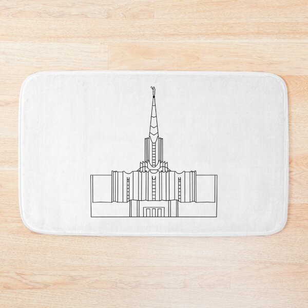 Item preview, Jordan River LDS Temple designed and sold by Handdrawnbyzoe.