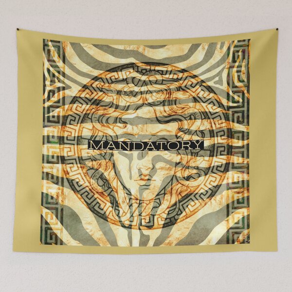 Item preview, Mandatory question royal gold zebra  designed and sold by Mandatory.