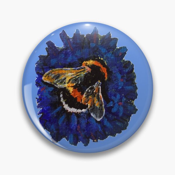 Item preview, Abejorro en aciano azul designed and sold by Paula Jobson.